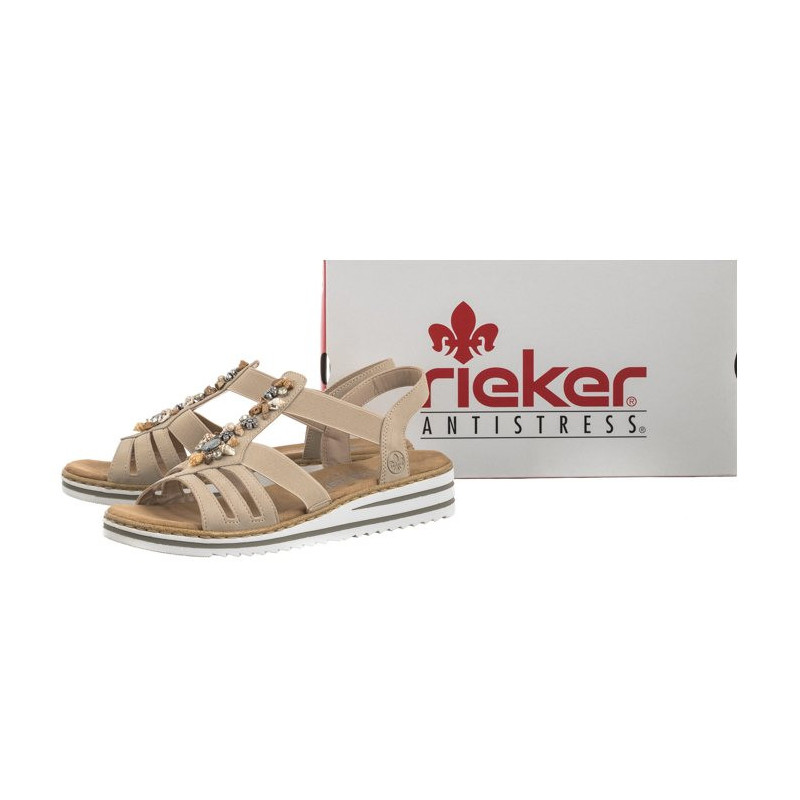 Rieker Beżowe V0649-62 Beige (RI177-a) shoes
