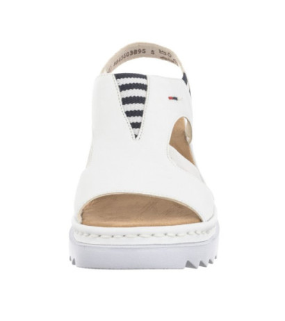 Rieker Białe V44Y5-80 White (RI179-a) sandals