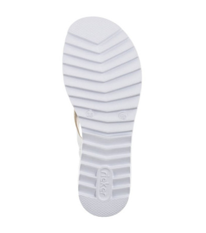 Rieker Białe V44Y5-80 White (RI179-a) sandals