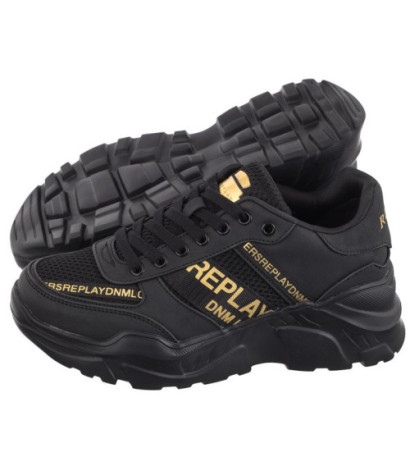 Replay Vanessa Tape GWS7Z.000.C0007S RS7Z0007S 0006 Black/Gold (RP18-a) sports Shoes