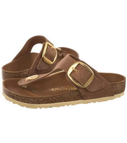 Birkenstock Gizeh Big Buckle Cognac 1018745 (BK249-b) flip flops