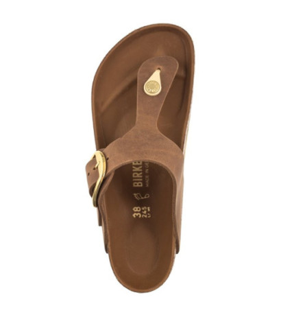 Birkenstock Gizeh Big Buckle Cognac 1018745 (BK249-b) flip flops