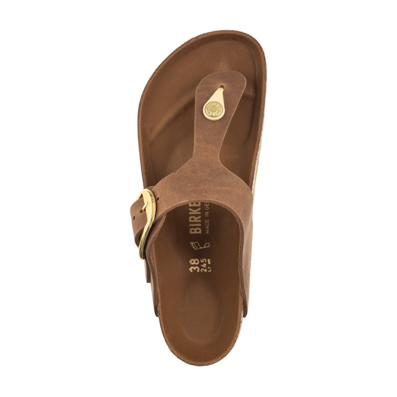 Birkenstock Gizeh Big Buckle Cognac 1018745 (BK249-b) flip flops