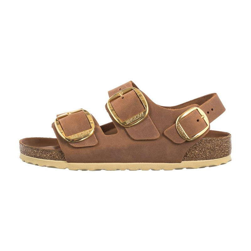 Birkenstock Milano Big Buckle Cognac 1024067 (BK251-b) sandals