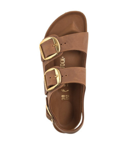 Birkenstock Milano Big Buckle Cognac 1024067 (BK251-b) sandals