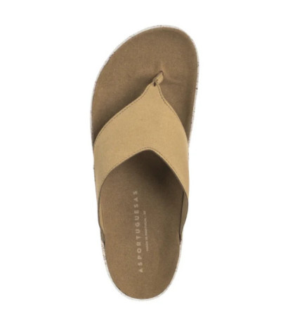 Asportuguesas Cami L Eco Sued Tan P018223002 (AP11-c) flip flops