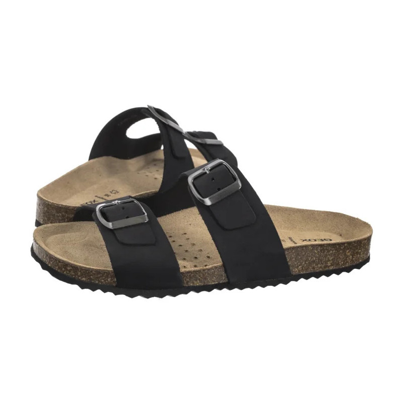 Geox D Brionia L Black D35LSL 00032 C9999 (GE175-b) Women's Shoes/Flip Flops