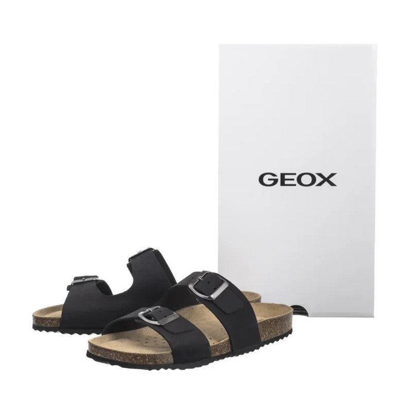 Geox D Brionia L Black D35LSL 00032 C9999 (GE175-b) Women's Shoes/Flip Flops