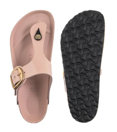 Birkenstock Gizeh Big Buckle High-Shine Light Rose 1029412 (BK253-b) flip flops