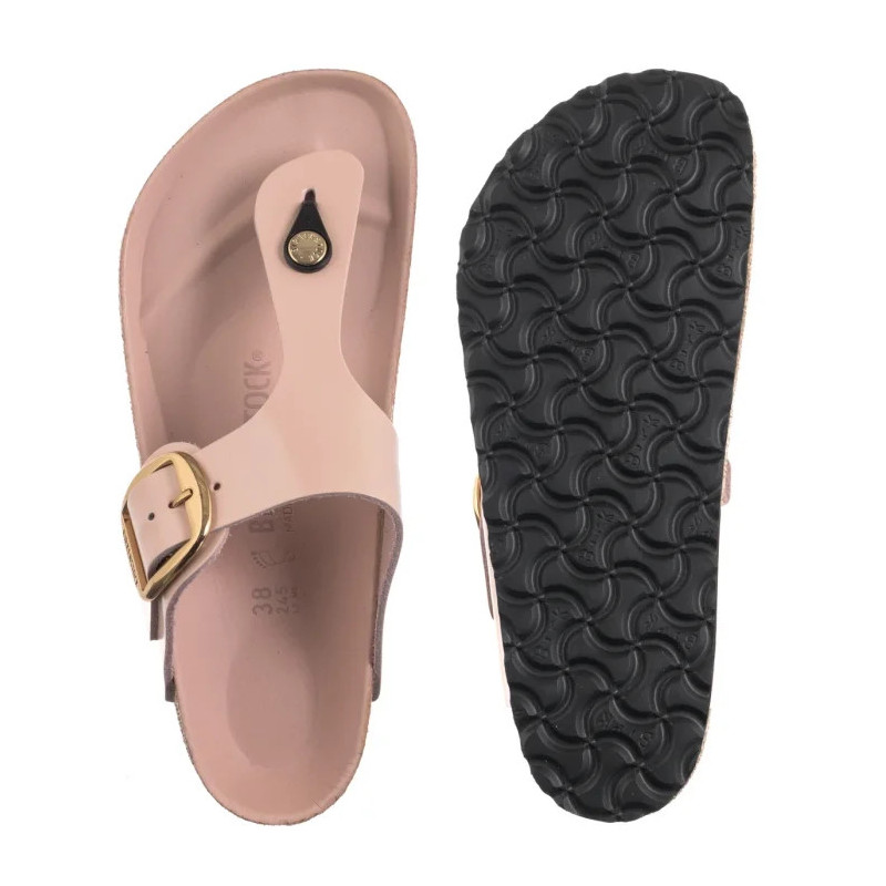 Birkenstock Gizeh Big Buckle High-Shine Light Rose 1029412 (BK253-b) flip flops