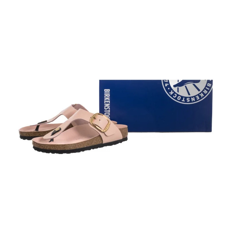 Birkenstock Gizeh Big Buckle High-Shine Light Rose 1029412 (BK253-b) flip flops