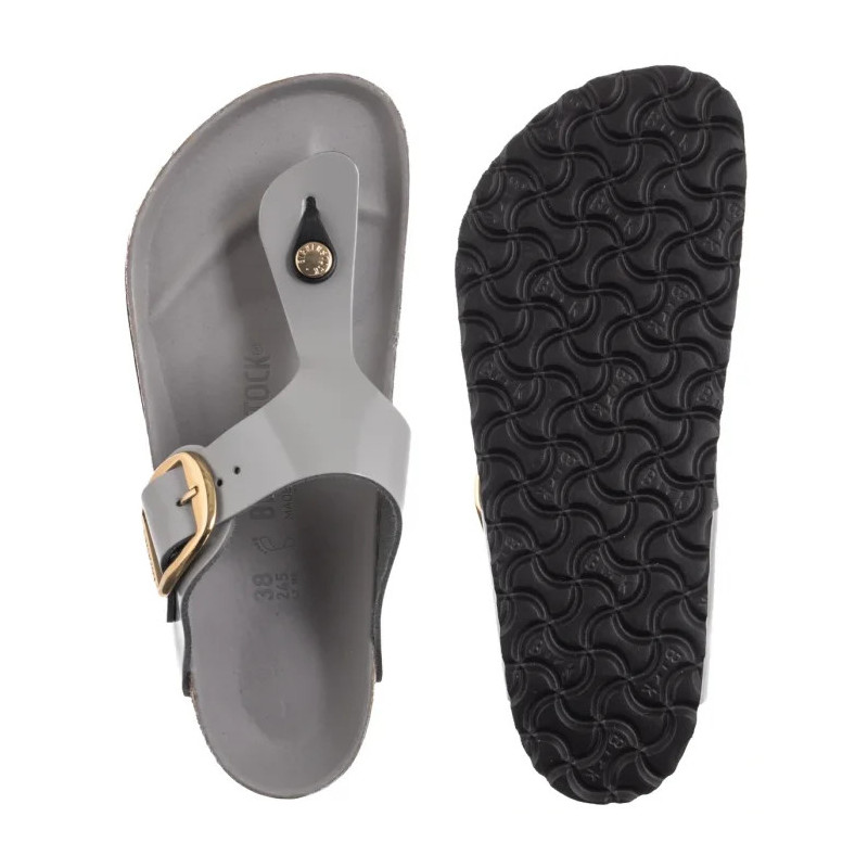 Birkenstock Gizeh Big Buckle High-Shine Stone Coin 1029430 (BK253-d) flip flops