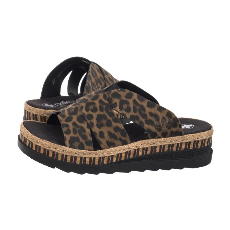 Rieker Brązowe Panterka V7989-90 Multi (RI164-d) shoes