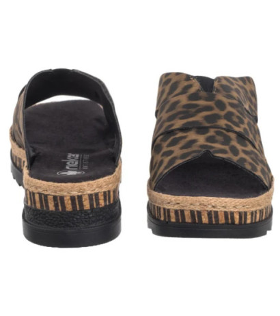 Rieker Brązowe Panterka V7989-90 Multi (RI164-d) shoes