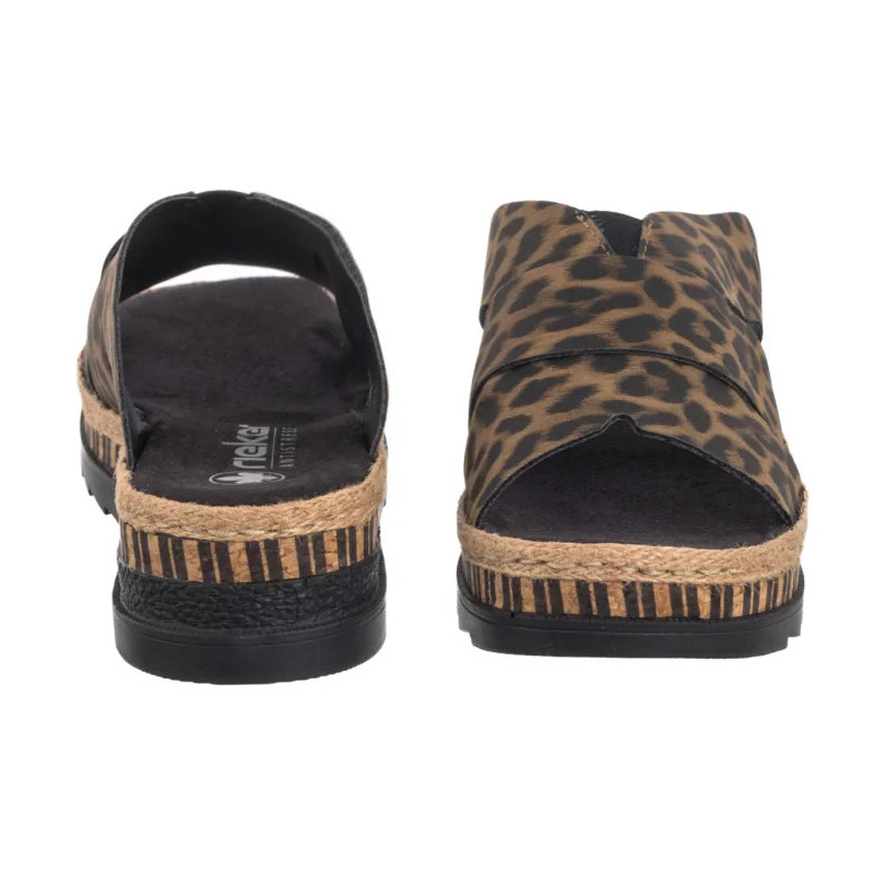 Rieker Brązowe Panterka V7989-90 Multi (RI164-d) shoes