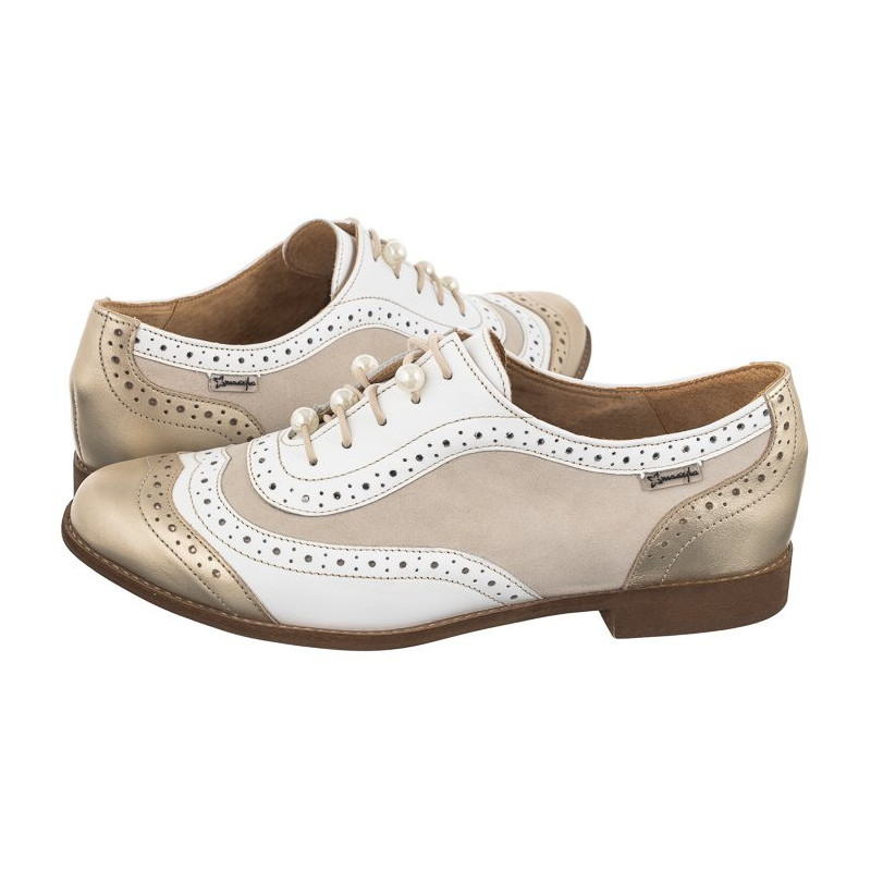 Maciejka Beżowe/Złote 06411-04/00-5 (MA1199-a) shoes