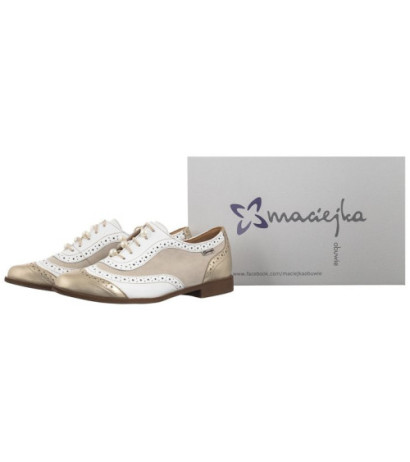 Maciejka Beżowe/Złote 06411-04/00-5 (MA1199-a) shoes