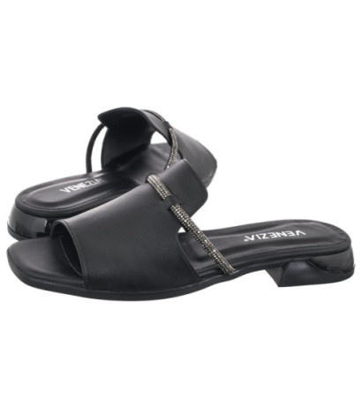Venezia Czarne 08-330 Black (VE768-a) Women's Shoes/Flip Flops