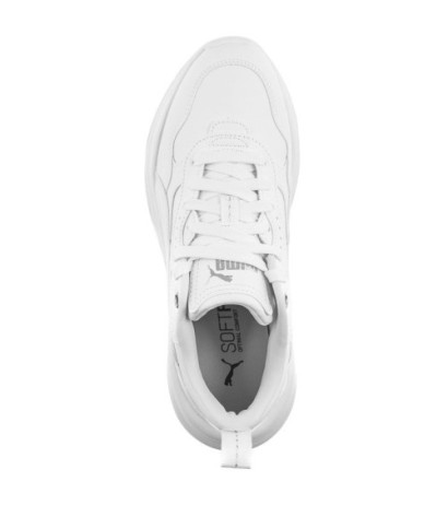 Puma Cilia Wedge White-Puma White-Puma Silver 393915-02 (PU585-b) shoes