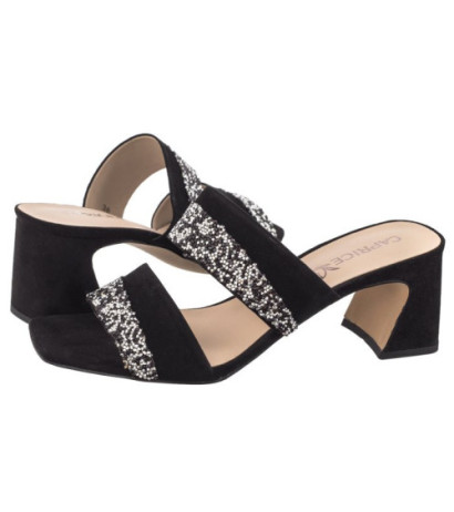 Caprice Czarne 9-27209-42 004 Black Suede (CP409-a) shoes