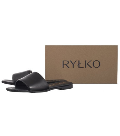 Ryłko Czarne 0AGH2_V_ __45 (RY852-a) Women's Shoes/Flip Flops