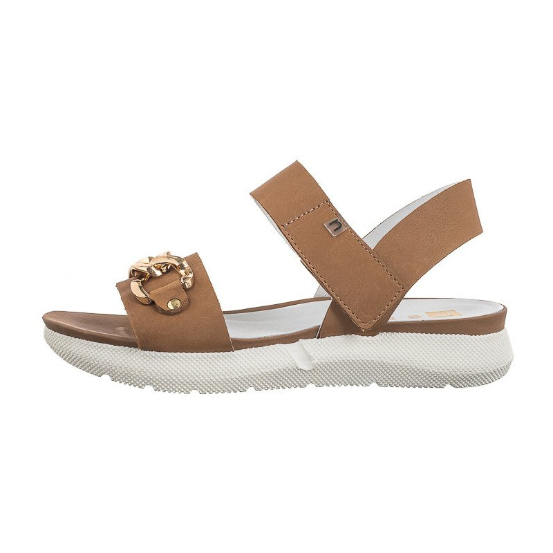 Nessi Brązowe 23438 (NE378-a) sandals
