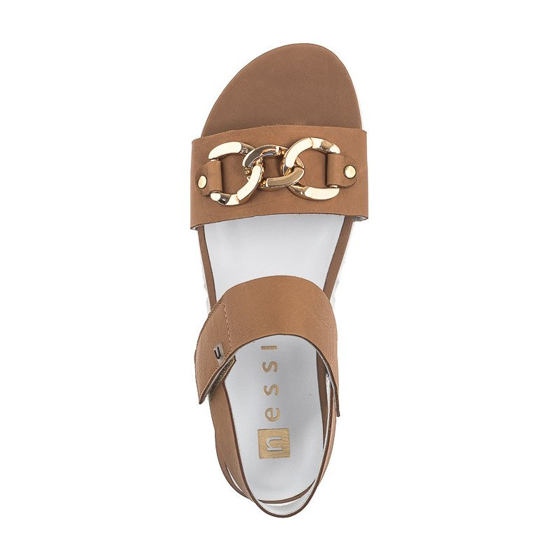 Nessi Brązowe 23438 (NE378-a) sandals