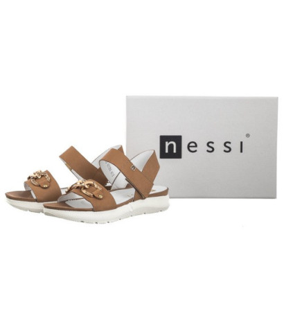 Nessi Brązowe 23438 (NE378-a) sandals