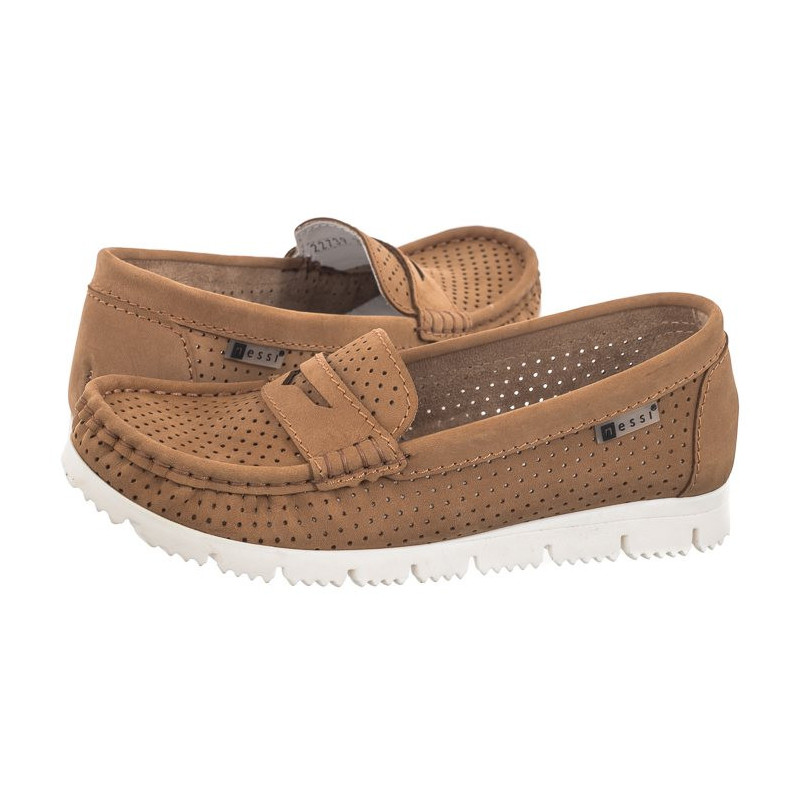 Nessi Brązowe 22739 (NE382-a) shoes