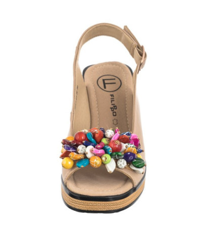 Filippo Beżowe DS6021/25 BE (FO93-a) shoes