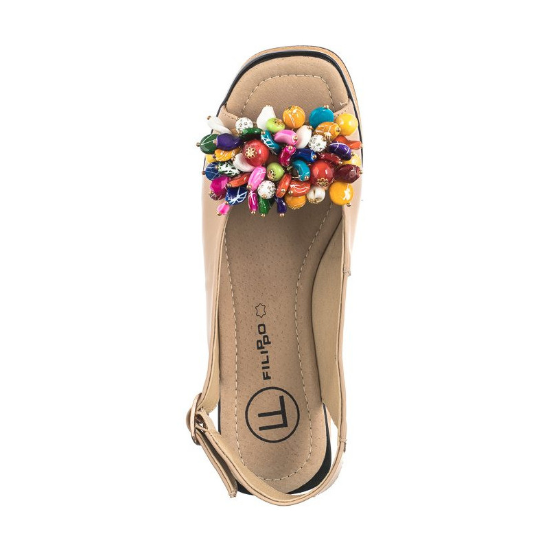 Filippo Beżowe DS6021/25 BE (FO93-a) shoes