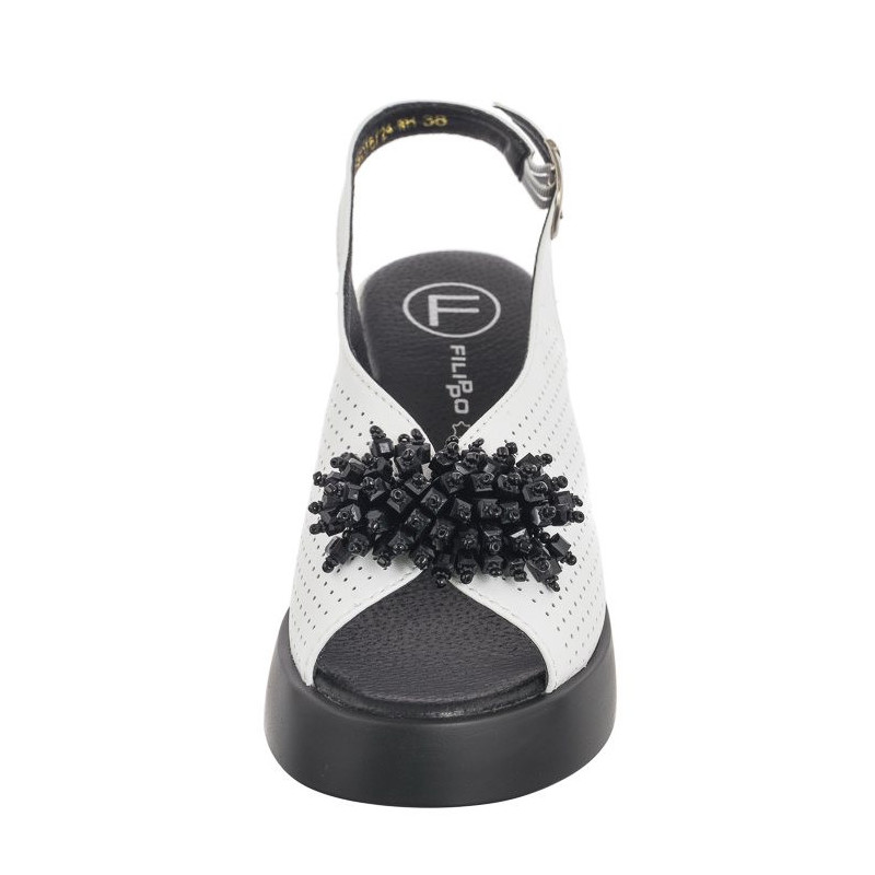 Filippo Białe DS6078/24 WH (FO94-a) sandals