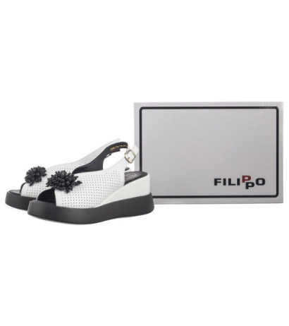 Filippo Białe DS6078/24 WH (FO94-a) sandals