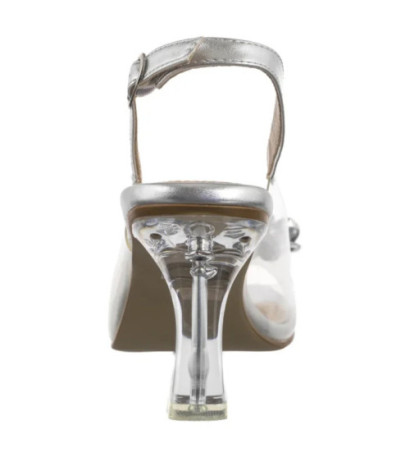 Sergio Leone Srebrne SK 045 (SL521-b) high heels