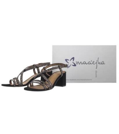 Maciejka Czarne Pantera 06653-20/00-0 (MA1200-e) shoes