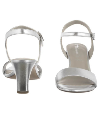 Tamaris Srebrne 1-28008-42 941 Silver (TM495-b) high heels