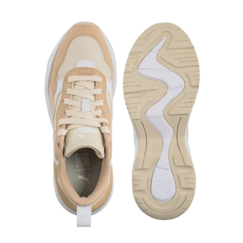 Puma Cilia Wedge Alpine Snow-Light Sand-White 393915-12 (PU585-c) shoes