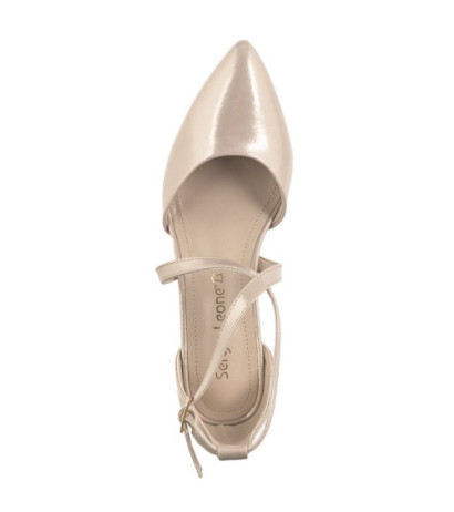 Sergio Leone Złote SK 840 (SL528-a) shoes