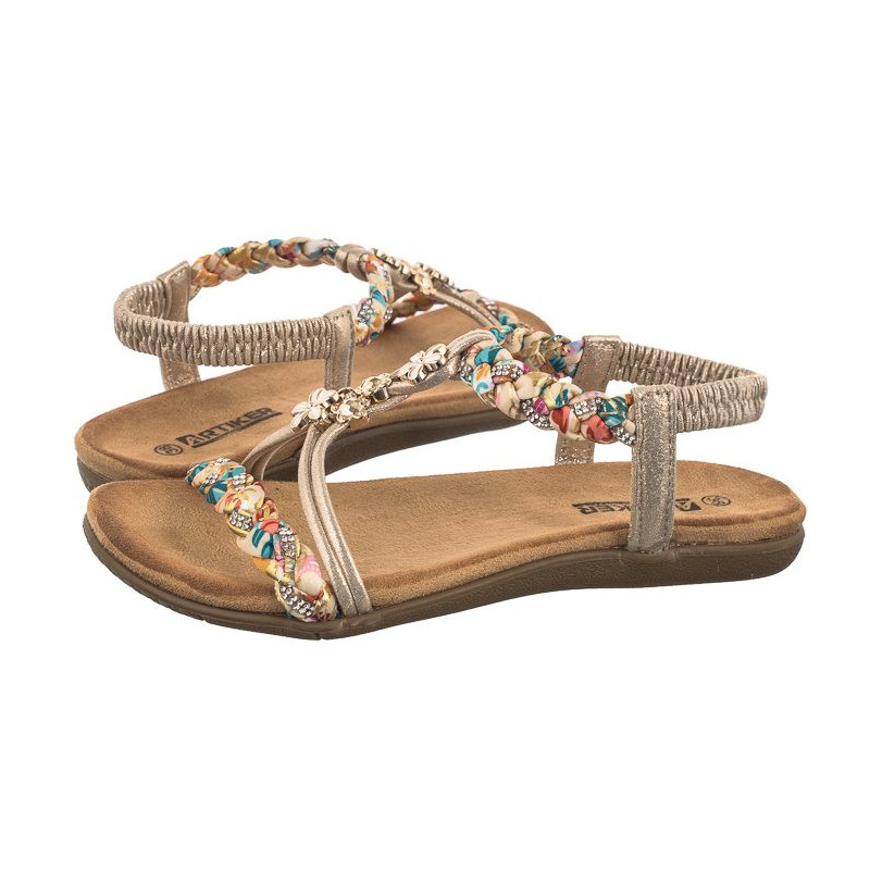 Artiker Złote 54C1323 (AR120-a) sandals