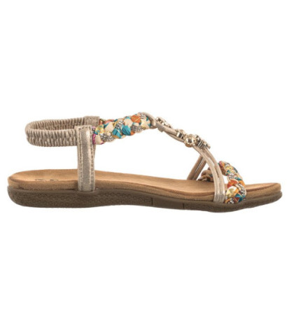 Artiker Złote 54C1323 (AR120-a) sandals