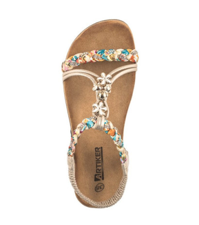 Artiker Złote 54C1323 (AR120-a) sandals