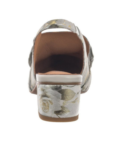 Maciejka Zielone w Kwiaty N6539-38/00-1 (MA1206-b) shoes