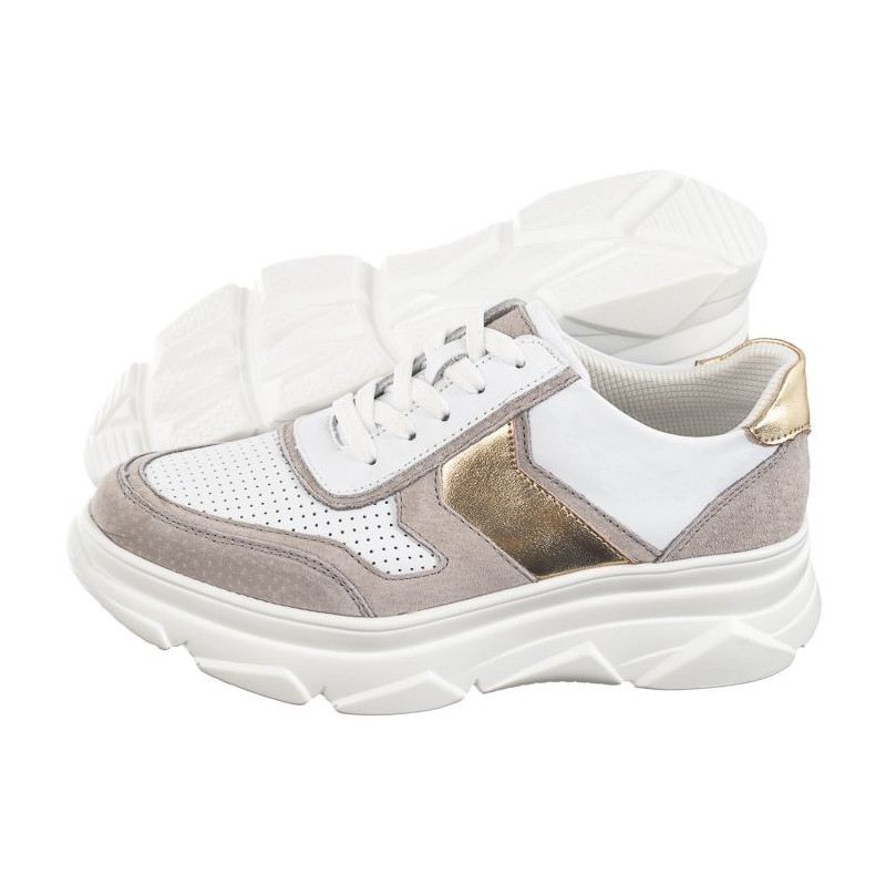 Filippo Białe/Szare DP4579/24 WH GR (FO101-a) shoes