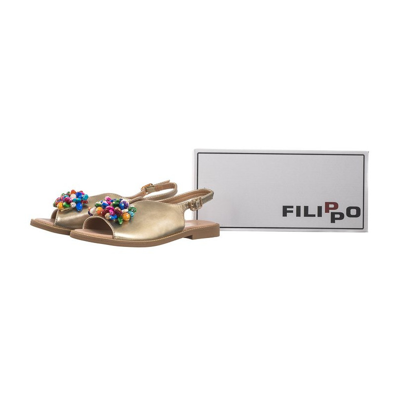 Filippo Złote DS6230/25 GO (FO104-a) sandals