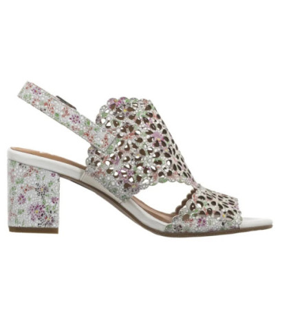 Maciejka Białe+Kwiaty N6518-11/00-1 (MA1207-c) shoes