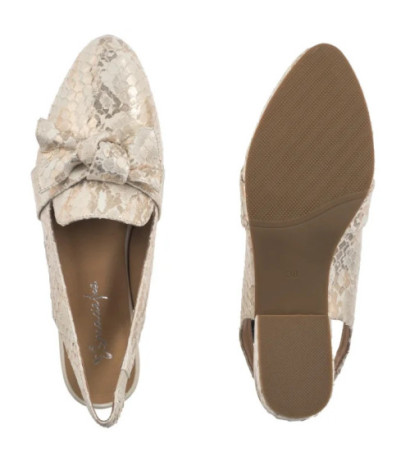 Maciejka Beżowe/Złote N6539-04/00-1 (MA1206-c) shoes