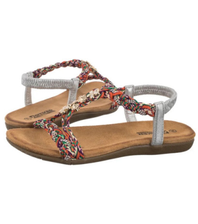 Artiker Srebrne/Multikolor 54C1322 (AR120-b) sandals