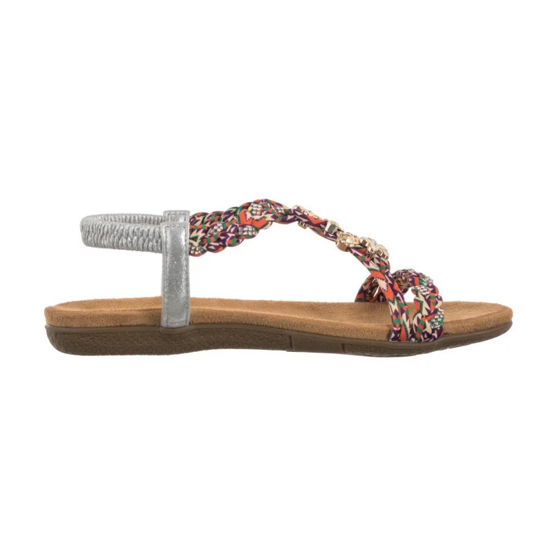 Artiker Srebrne/Multikolor 54C1322 (AR120-b) sandals