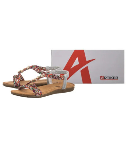 Artiker Srebrne/Multikolor 54C1322 (AR120-b) sandals