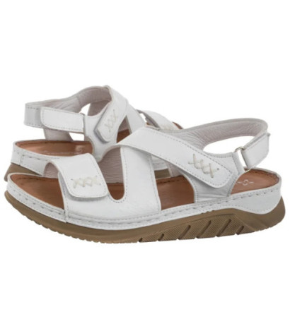 Maciejka Białe L4496-11/00-1 (MA1220-c) sandals